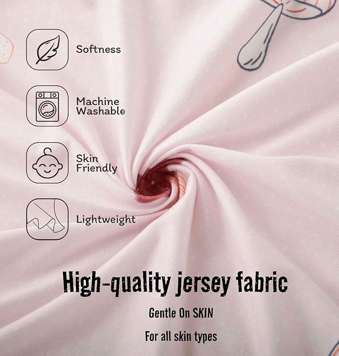 SDY Mushroom Bassinet Sheets Set 2 Pack for Boys Girls， Universal Fit for Bassinets Baby Cradle Moses Basket Oval Rectangle Mattress Safe and Snug 32 * 16 * 4 inches (Mushroom Day)