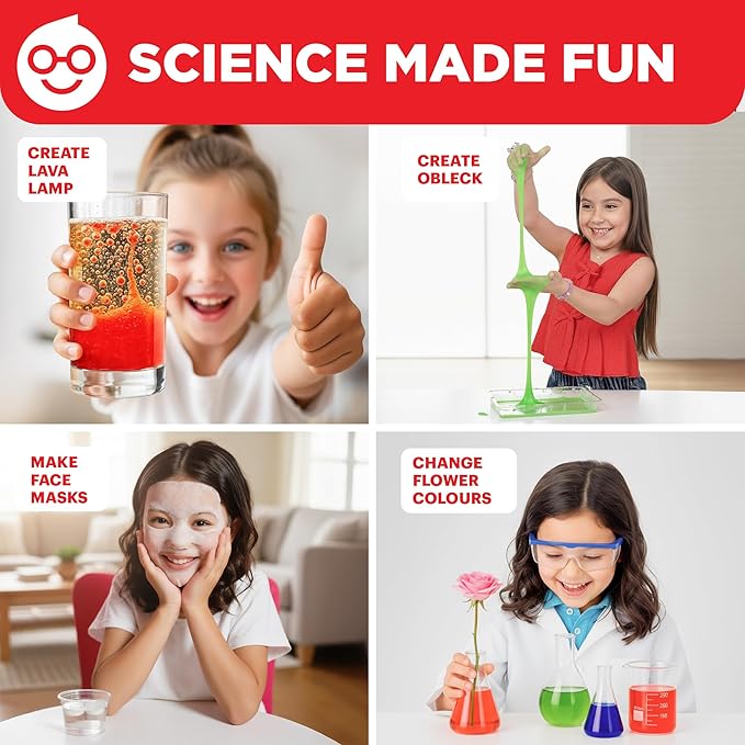 Doctor Jupiter Girls First Science Experiment Kit for Kids Ages 4-5-6-7-8| Birthday Gift Ideas for 4+ Year Old Girls| STEM Learning & Educational Toys