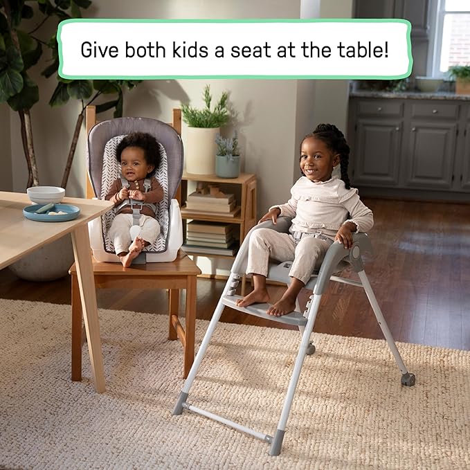 Ingenuity Trio Foldaway 6-in-1 Baby High Chair, 6 Ways to Use, Toddler Chair, Foldable Legs, 6M-5Y - Quill