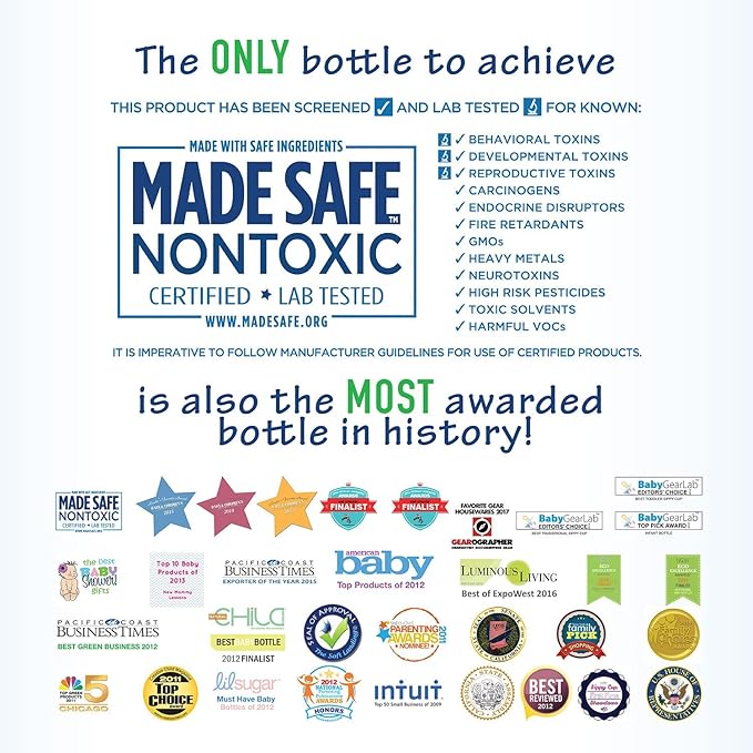 Pura Kiki Bottle Replacement Nipple 2-Pack - 100% Medical-Grade Silicone, Anti-Colic, NonPlastic - Suitable for Infants & Babies 3+ Months (Medium Flow)