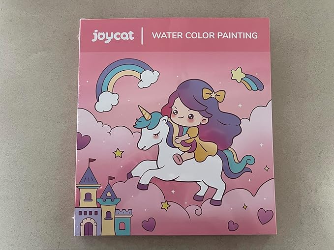 JoyCat Paint with Water Coloring Books for Toddlers, Watercolor Painting Sets for Kids Ages 3-5 4-8, Arts and Crafts Drawing Activities Toy Birthday Gift for Boys Girls (Magical Pony)