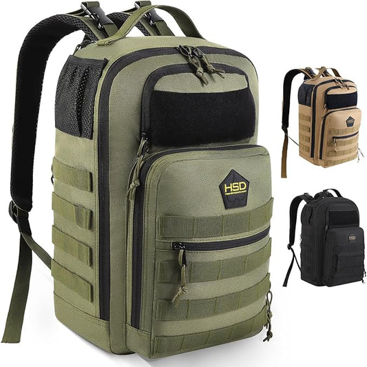 HighSpeedDaddy - Baby Diaper Backpack, Military-Grade, Waterproof, Compact Baby Travel Bag with Diaper Changing Mat