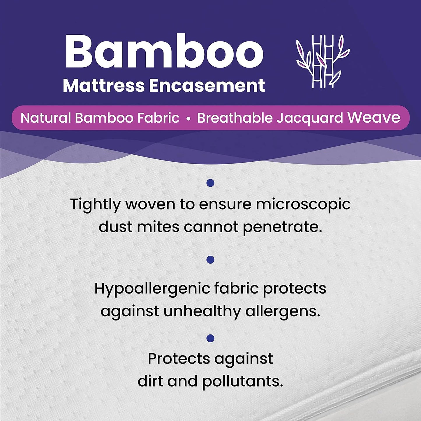 Twin Size Waterproof Viscose Made from Bamboo Mattress Encasement by Slumberfy - Premium Skin-Safe Mattress Protector with 360° EZ Zipper, Bed Bug, Zippered Encasement (39x75 in)