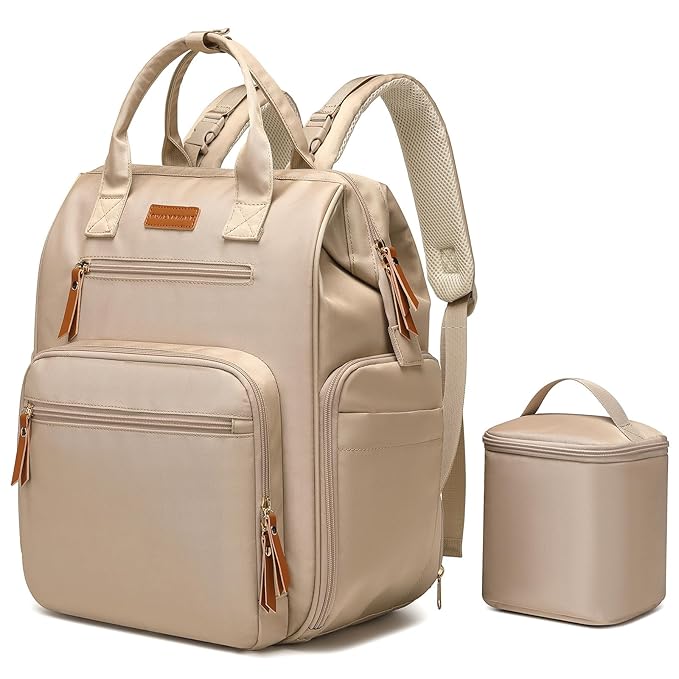 Breast Pump Bag for Spectra S1 S2 Medela, Convertible Large Diaper Bag Backpack for Working Moms with 14 inch Laptop Sleeve & Cooler Storage, 31L