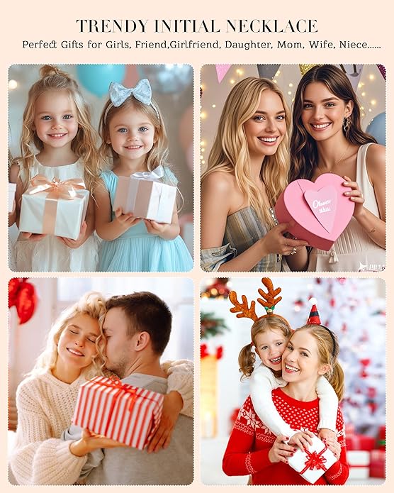 Colorful Initial Necklaces for Girls Women - Cute Beaded Choker Initial Necklace Teen Girl Gifts Trendy Stuff, Bohemian Letter Necklace Personalized Gifts for Girls Women Jewelry