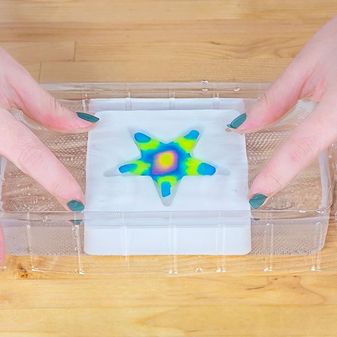 Steve Spangler Science Shape Gel Deluxe Kit – Hands-On Science Kit for Kids to Learn About Polymers, DIY Slime Kit for Classroom and Home Learning – STEM Activity for Ages 6+