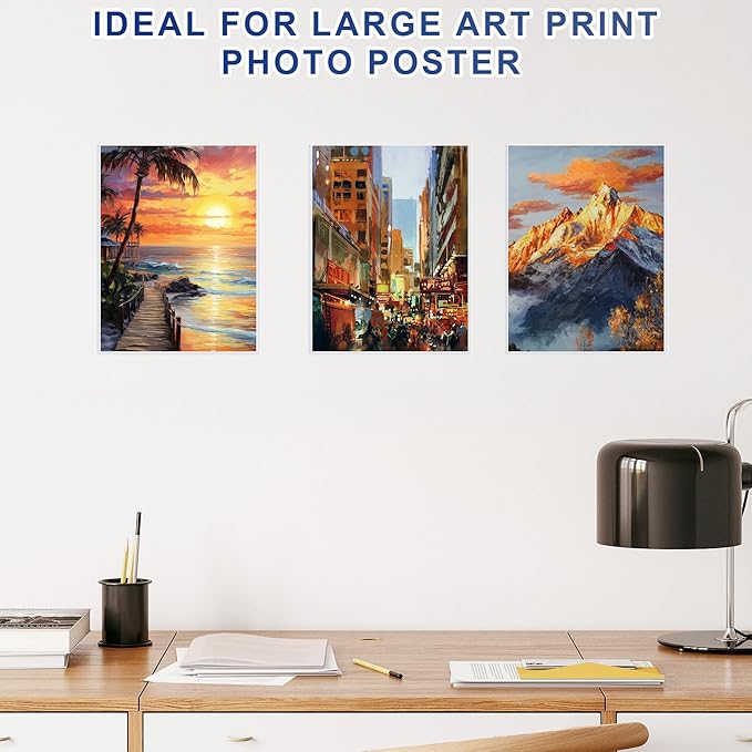 10PCS 9" x 12" Rigid Print Protectors Clear Plastic Sheet Protectors, Heavy Duty Top Loading Document Holder, Menu Cover, Photo Poster Sleeves Hard Plastic Sleeves for Paper Art Prints