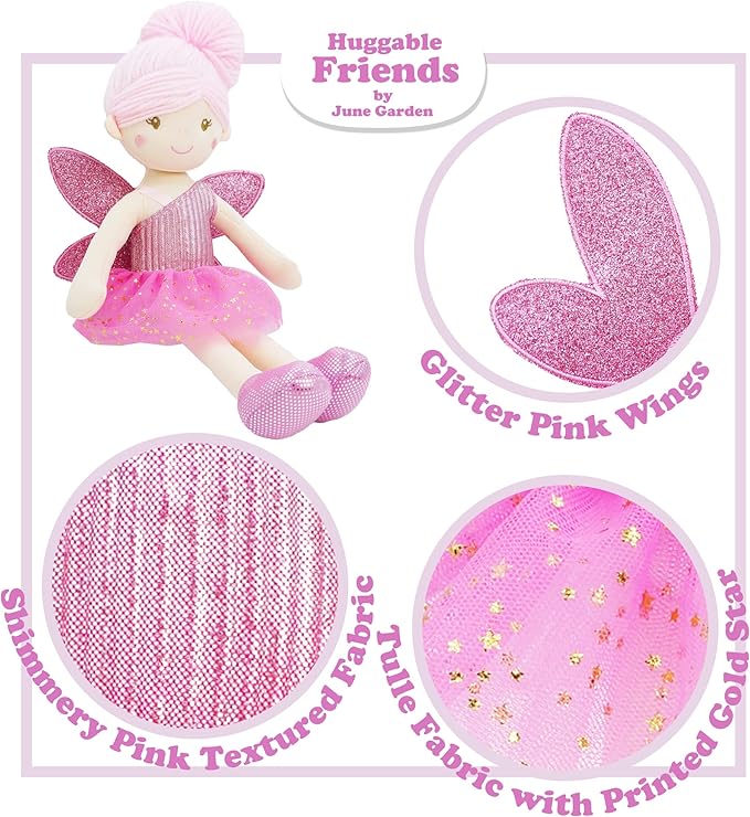 June Garden 12" Enchanted Garden 3 Fairy Dolls Package - Best Value