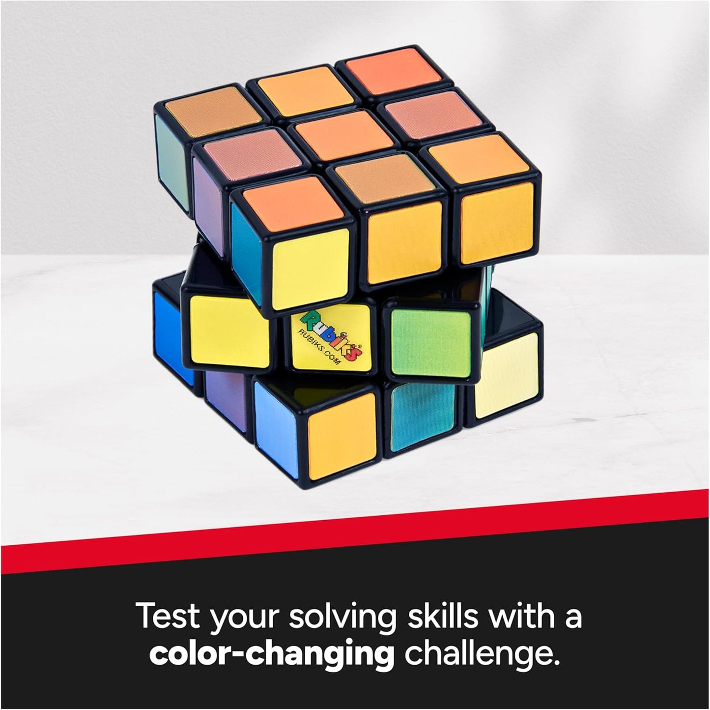 Rubik’s Impossible, The Original 3x3 Cube Advanced Difficulty Classic Color-Matching Problem-Solving Puzzle Game Toy, for Adults & Kids Ages 8 and up