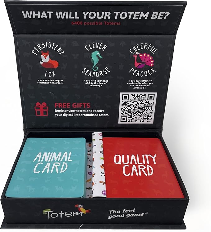 Totem the feel good game – Team Building, Therapy Games for Teens, Family Games for Kids and Adults, Counseling Activities, Boost Mindfulness, Social Emotional Skills and Self-Esteem