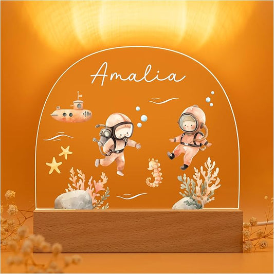 Baby Welcome Gift/New Born Essentials/Newborn Stuff/Personalized Night Light for Kids/Custom Baby Boy Gifts