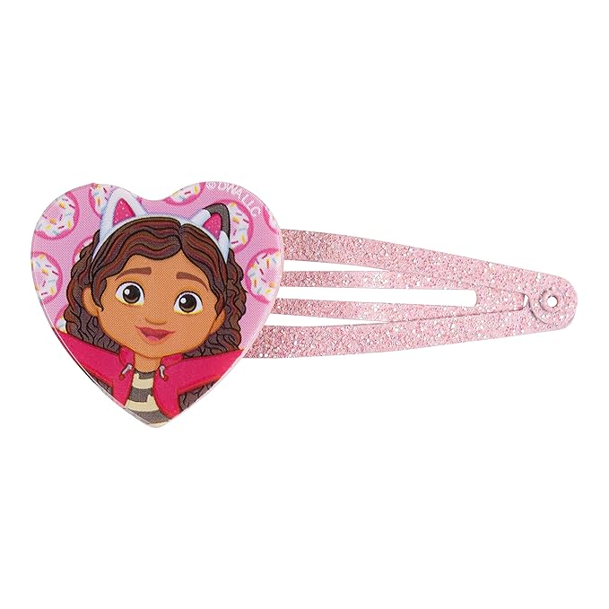 LUV HER Gabby's Dollhouse Girls BFF 6 Piece Toy Jewelry Box Set with 2 Rings, 2 Bead Bracelets and Snap Hair Clips Ages 3+