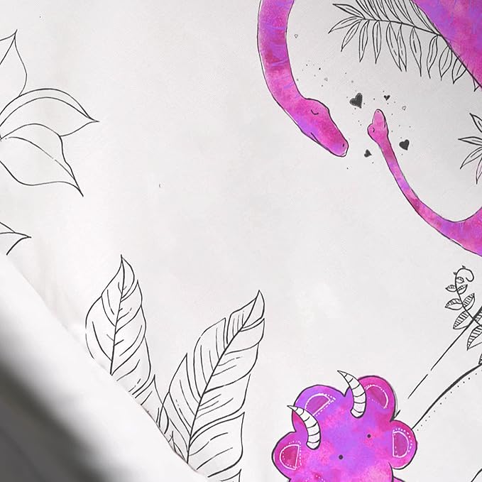 JumpOff Jo - Hypoallergenic Fitted Bassinet Sheet for Baby Boys & Girls - Rectangular, Hourglass & Oval Crib Compatible, Soft, Breathable, Machine Washable - Tiny Dino, Pink