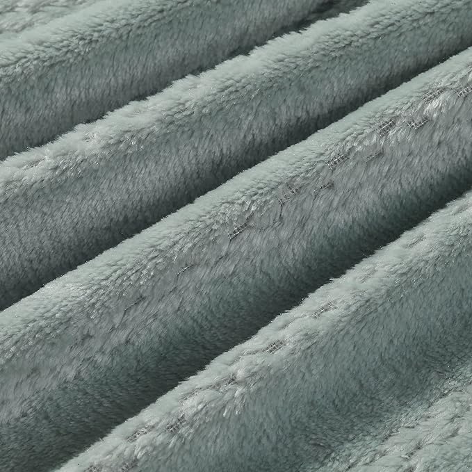 CREVENT 30''X40'' Lightweight Cozy Fluffy Warm Baby Blanket for Girls Boys Infants Toddlers' Bedding Crib Cot Stroller, Baby Shower Birthday Newborn's Gift - Light Grey