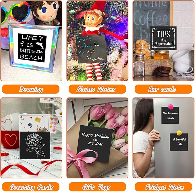 100 PCS Mini Rainbow Scratch Notes Art,Silver Glitter Scratch Paper,DIY Art Craft for Students Classroom Activities Birthday Party Games(3.3"x3.3")