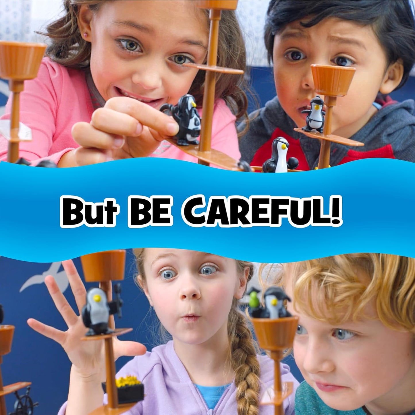 Don’t Rock the Boat Board Game - Kids Games, Family Games for Kids and Adults, Board Games for Family Night, Multi-Player Board Games, Builds Hand & Eye Coordination, Balancing Toy, Ages 5+