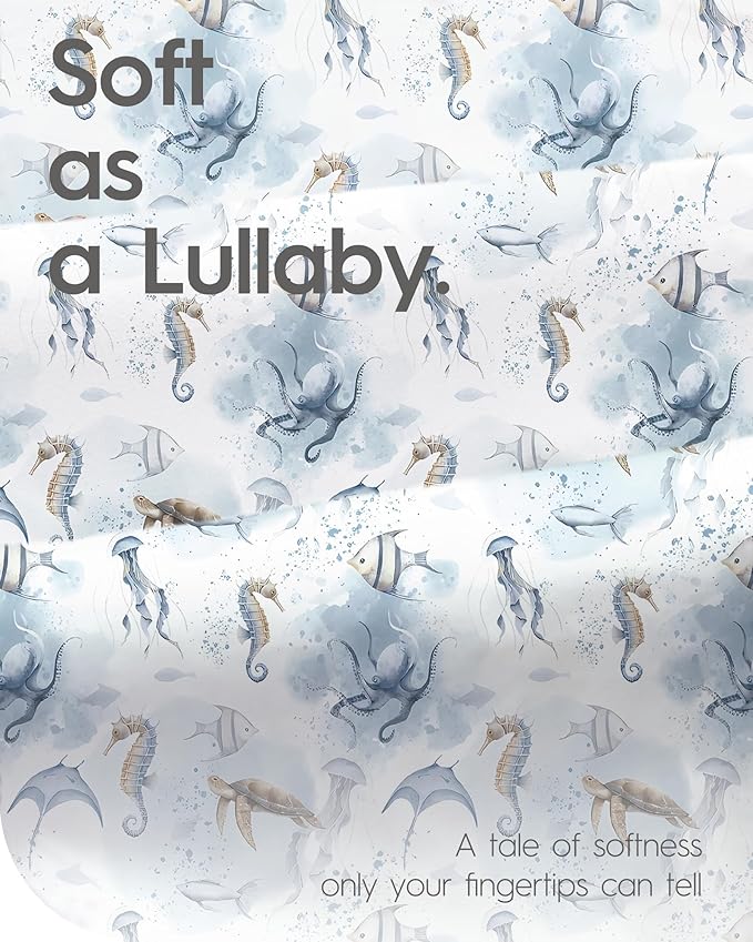 Baby Crib Sheets Boy Girl for Standard Crib Mattress - Ultra Soft Jersey Knit Neutral Crib Mattress Sheet, Safe and Snug, Durable, Stylish Crib Sheet Fitted, 28''x52''x9'' Extra Deep Pocket