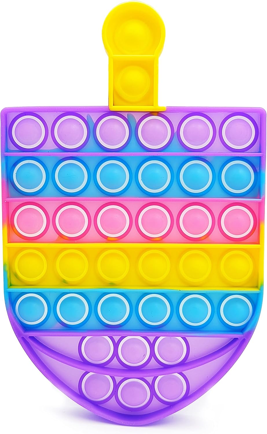 The Dreidel Company Hanukkah Dreidel Poppit, Dreidel Pop Fidget Toy Dreidel Poppers - Hanukkah Toy, (Dreidel Bubble Popper)