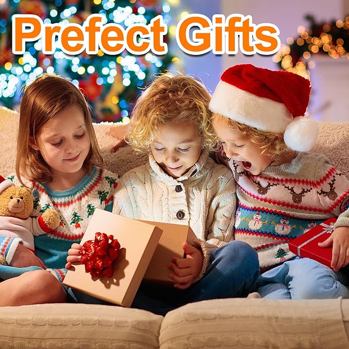 4 Pack Sensory Activity Board Toys Set, Silicone Fidget Toys Adults Toddler, Bulk Party Favors Sensory Toys for Kids 8-12, Calm Down Fidget Toy for Stress Relief ADHD and Autism