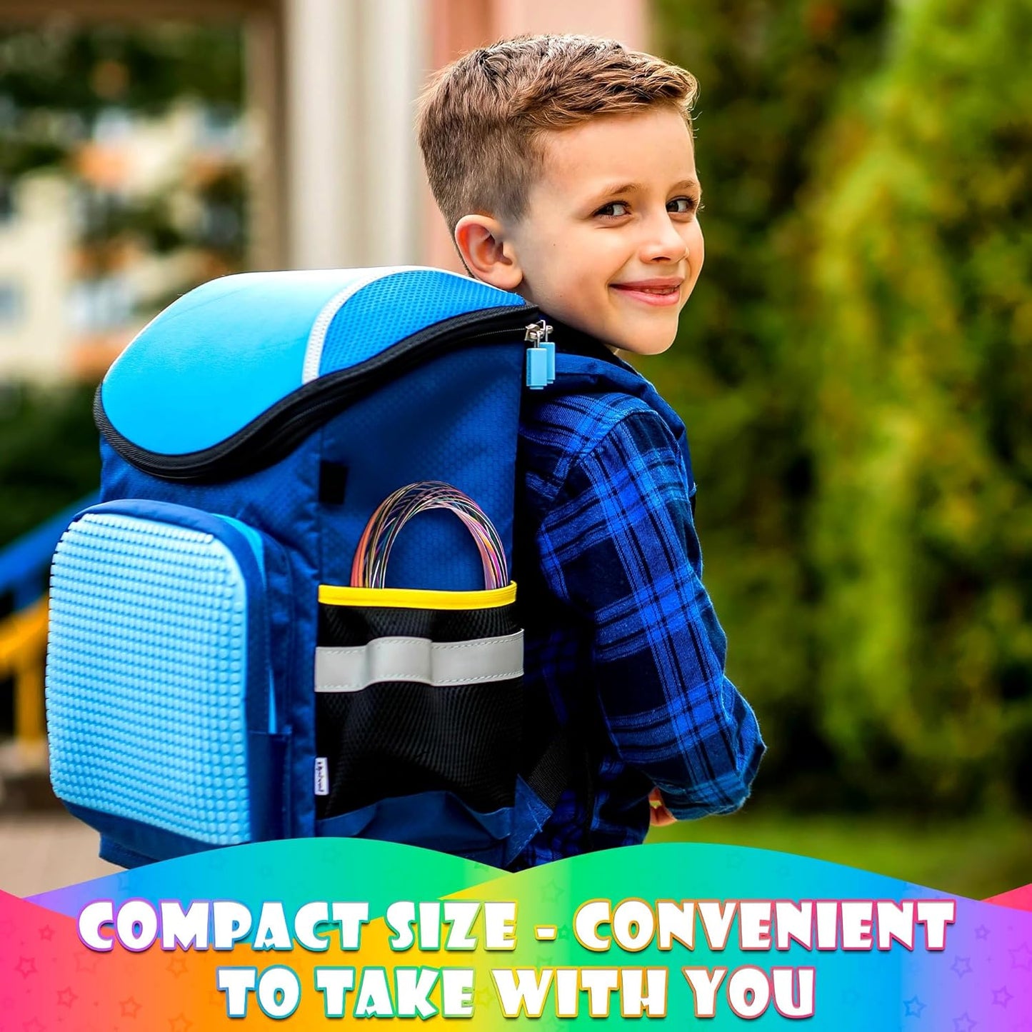 Flow Ring Spinner Ring Arm Toy - Stainless Steel Spring Toy Metal Sensory Rings Flow Toys Magic Flow Bracelet Spinner Rainbow Toy Rings for Girls - Rainbow Bracelet Metal Geometric Spinning Bracelet