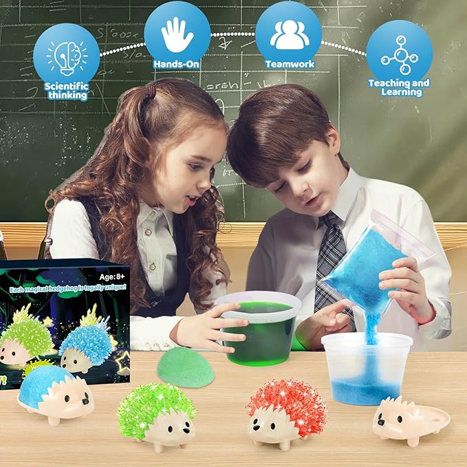 sdaymol Crystal Growing Kit,Science Kits for Kids Age 8-12,DIY Science Experiments Lab Learning & Educational Toys,STEM Projects Toys Gifts for Boys & Girls Ages 8 9 10 12