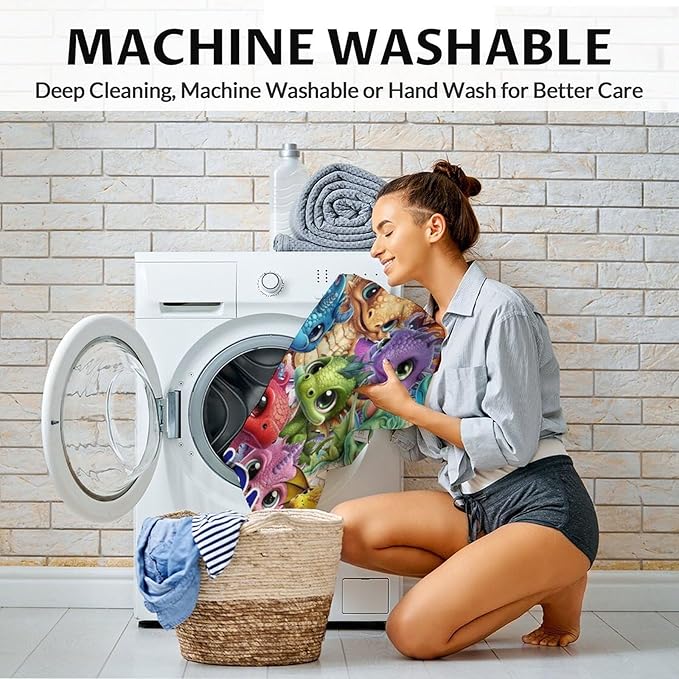 Custom Dragon Blanket Gifts with Name - 50x60 Inches Funny Throw Blanket for Babies, Kids, Boys & Girls - Colorful Soft Fuzzy Blankets for Couch, Sofa & Bed