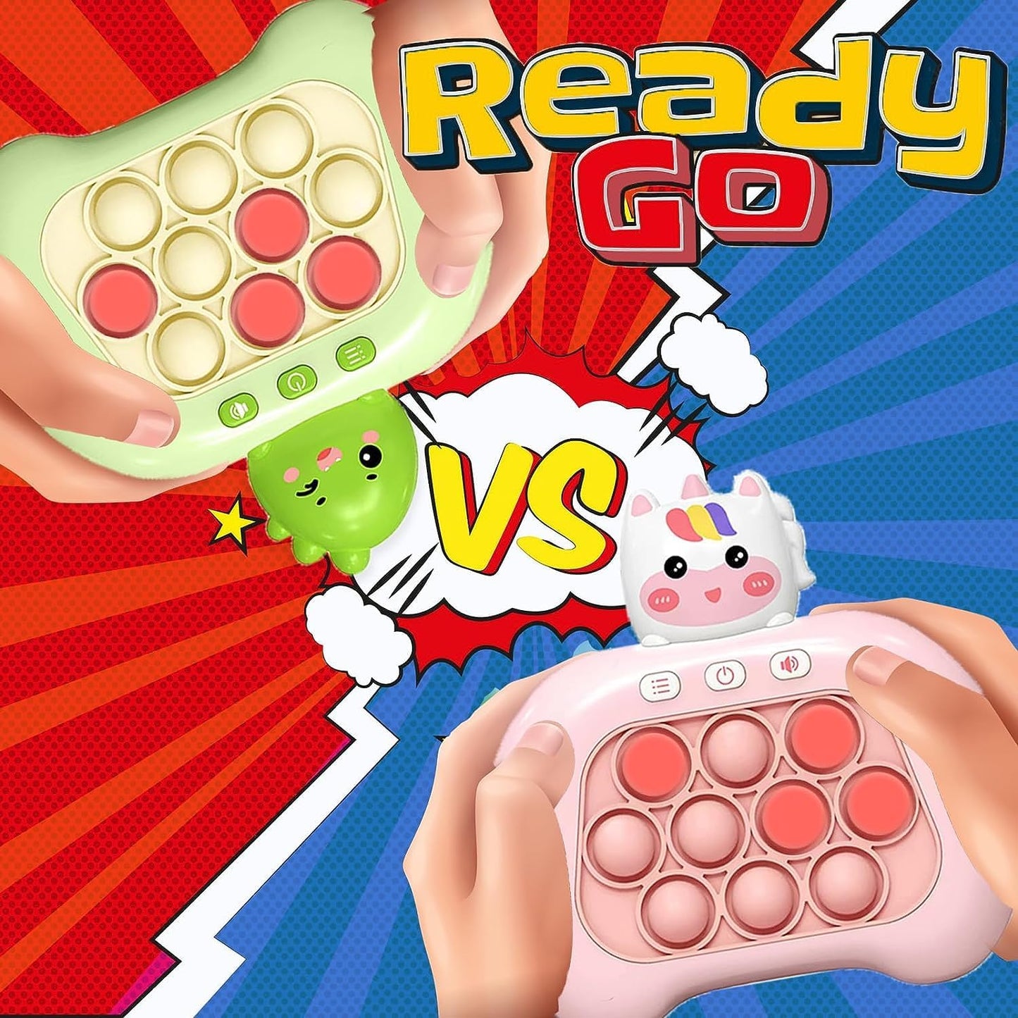 Creative Stress Relief Toys, Decompression Breakthrough Puzzle Pop Button Gopher Game Machine, Novelty Fidget Toys Party Favor Gifts for Kids Adults, Toy for 3+ Year Old (Camo)