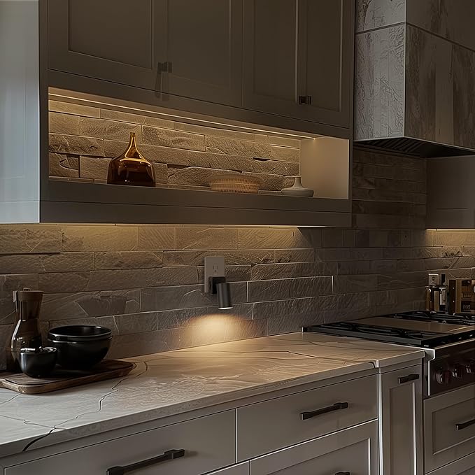 Briignite Night Lights Plug into Wall, Rotating Night Light Plug in, 2Pack, Dusk to Dawn Dimmable Nightlight Soft White, 1W Led Night Light for Bedroom, Kids Room, Bathroom