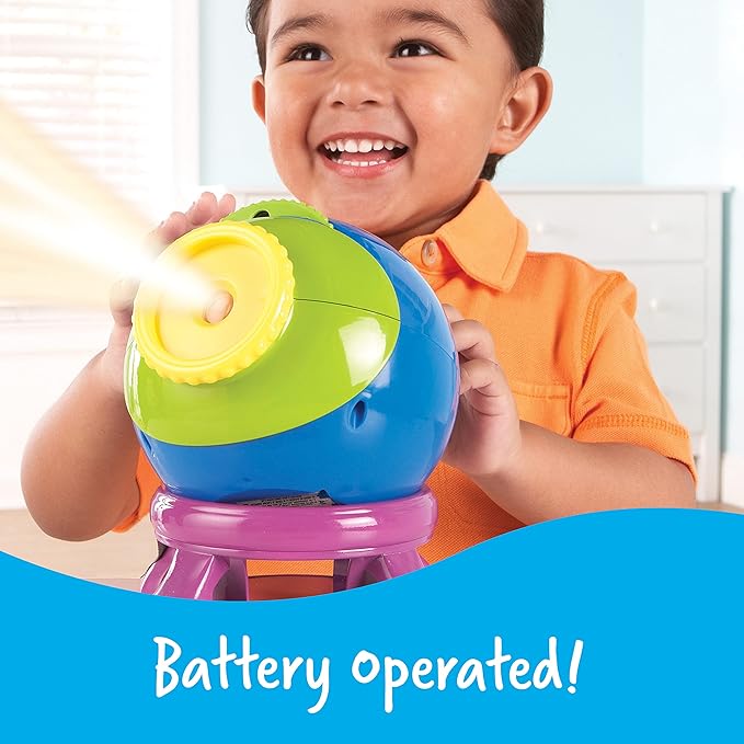 Learning Resources Shining Stars Projector - 5 Piece Set, Ages 3+ Solar System Toys, Space Projector, Planets, Nature Exploration for Kids