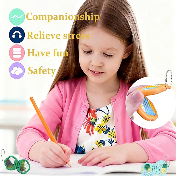 3PC Magnetic Silent Fidget Toys Sensory Toys for Kids with Autism,Fidget for Classroom Must Haves,Magnetic Flip Slider Anxiety Relief Items for ADHD Classroom Treasure Box Toys & Stocking Stuffers