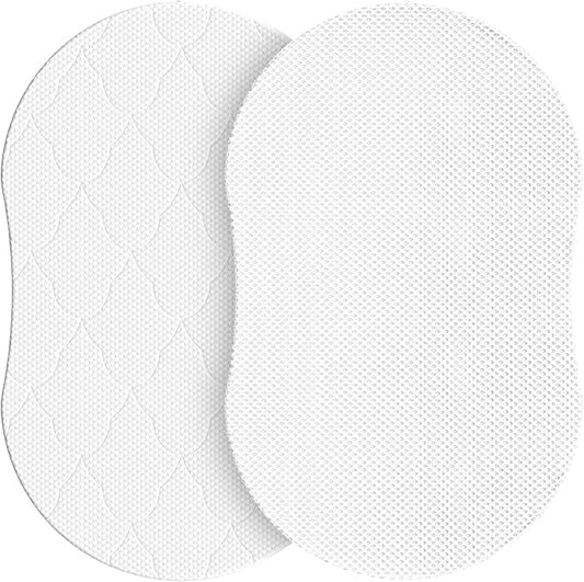30x18 Oval Bassinet Mattress: 2" Thick Dual Side Gel Memory Foam Bassinet Mattress Fit for Halo Swivel/Luxe/Glide/Flex/Premiere Series Sleeper Bassinest - All-Season Design