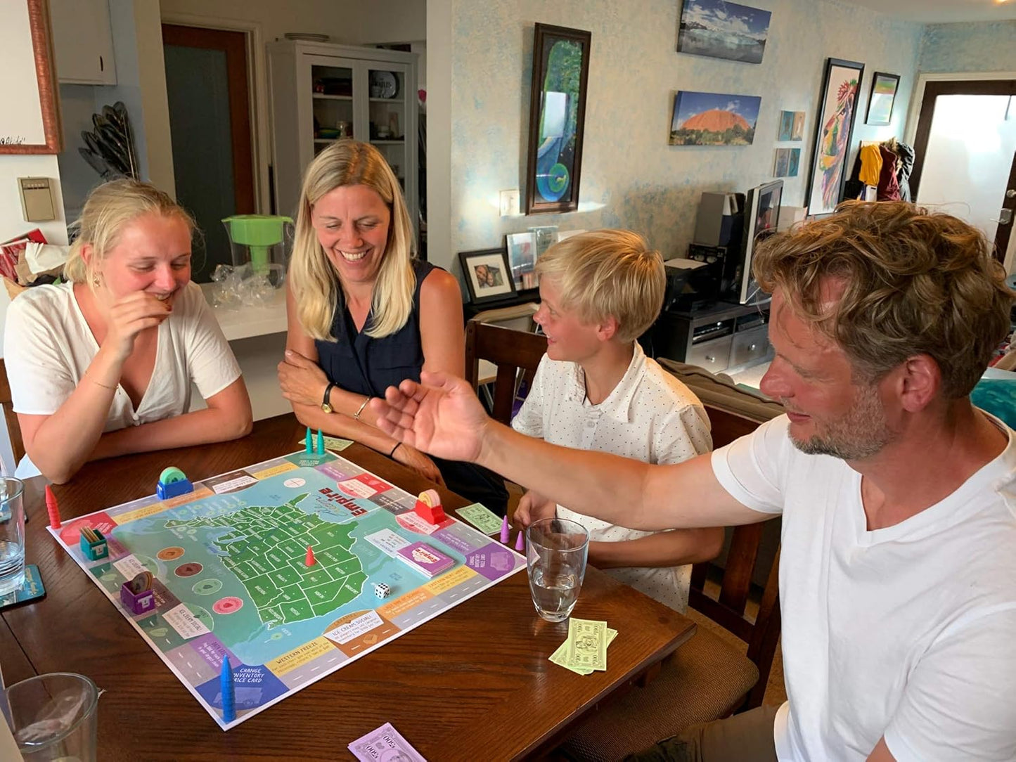 Ice Cream Empire Board Game | Fun Entrepreneurial Game for Families, Adults and Kids 7+ | Learn Business, Geography, and Math Skills | Competitive, Strategic, and Educational Game