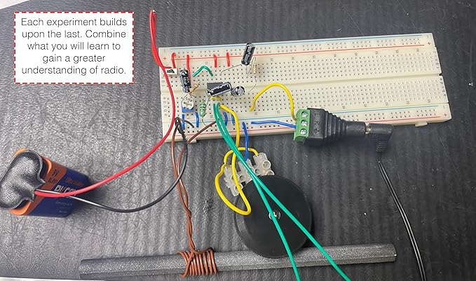 Make: Radio Electronics Kit - Component Pack Follows Experiments, DIY Projects, and Circuits Including Raspberry Pi Microcontroller Adaptations in the 2024 Paperback by Fredrik Jansson & Charles Platt