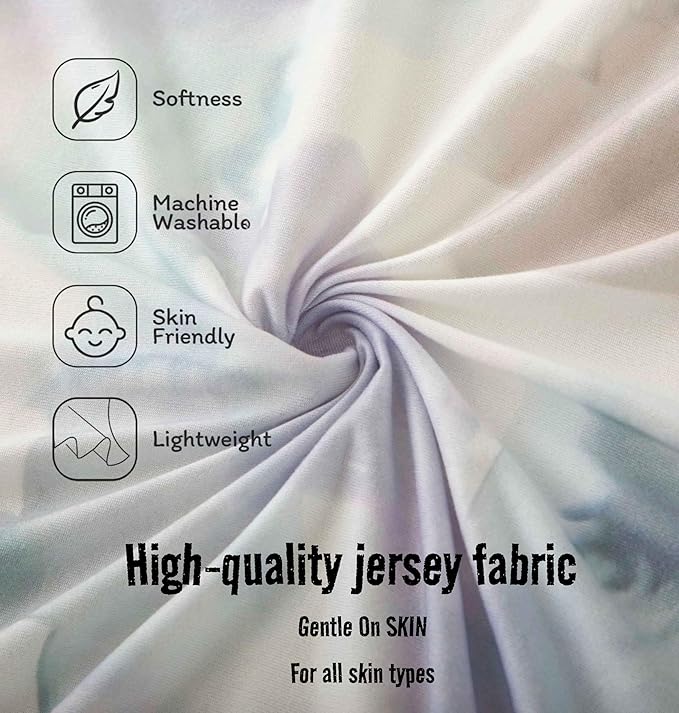 SDY Ink Soft Bassinet Sheets,Microfiber Jersey Bassinet Fitted Sheets for Boys Girls Set 2 Pack,for Rectangle, Round, Oval, Hourglass Mattress