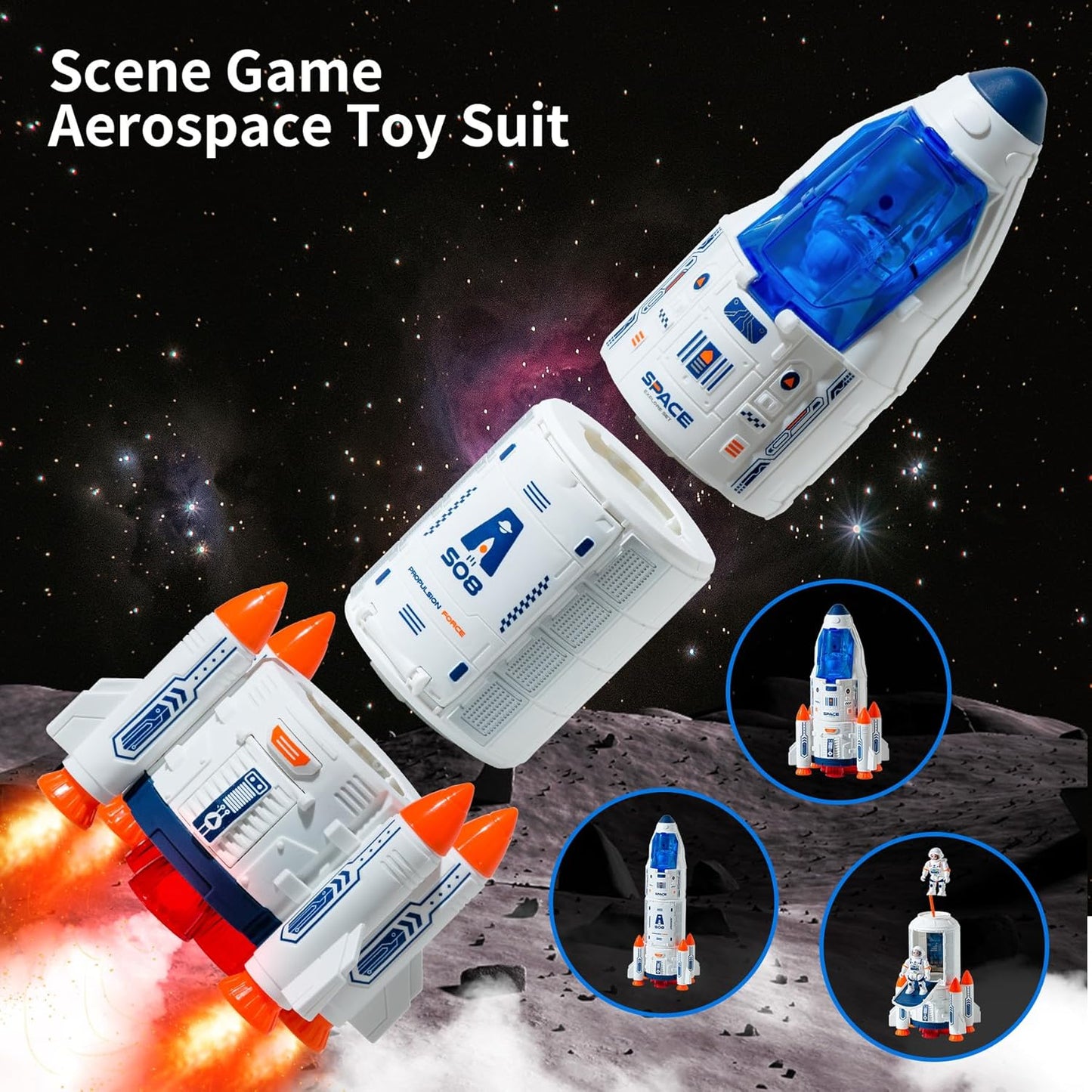 Concentration, Focus, Rocket, Space Shuttle Rocket Toys, Rocket, Toy Rocket, Toys, Educational, Concentration, Learning, Astronaut Toy, Space AdventureToys, Kids Science Educational Toys