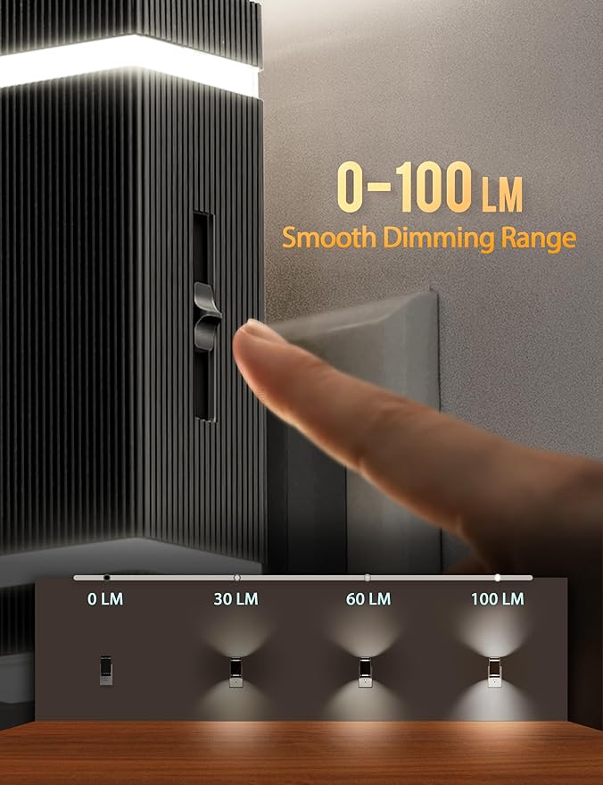 DORESshop Bright LED Night Light Plug in [4 Pack], Night Lights Plug into Wall with Dusk-to-Dawn Sensor, 0-100lm Dimmable Nightlights with Light Sensor for Adults, Hallway, Bedroom, Stairway