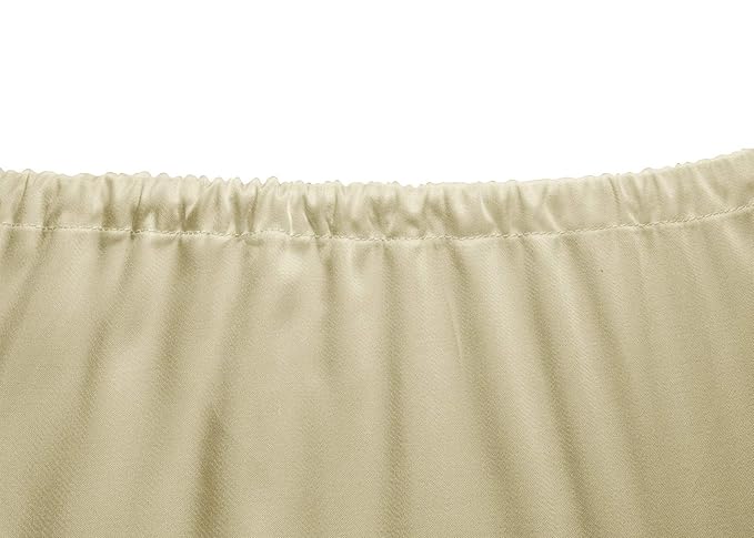 Crib Fitted Sheet by Pure Bamboo, Genuine 100% Organic Viscose Derived from Bamboo, Luxuriously Soft, Ultimate Cooling, Fits Standard Size Crib Mattress (Sand)