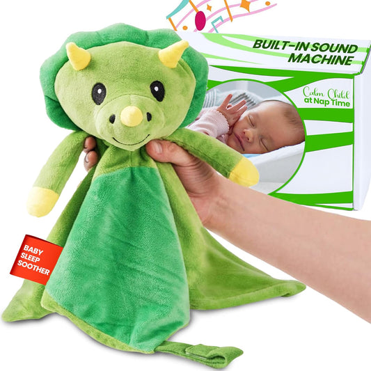 Newborn Gift - White Noise & Lullaby Plush Lovey Helps Speed up Pre-Sleep Calming Routine - Reduce Night Wakeups – More Quality Sleep for Mom – Baby Gift Newborn - Toddler Toy