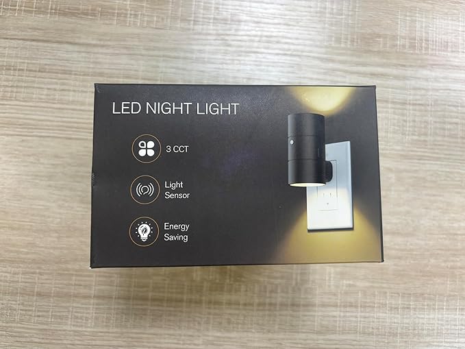 NIORSUN Night Lights Plug into Wall, Dimmable with 3 Color Modes & Auto On/Off Sensor, Ultra-Slim Nightlight for Hallway, Bathroom, Bedroom, Nursery, Kitchen (6 Pack, White)