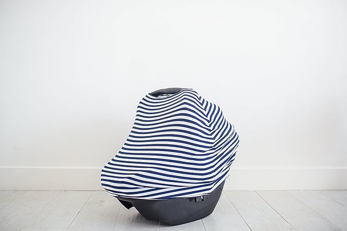 Copper Pearl Baby Car Seat Cover Canopy and Nursing Cover Multi-Use Stretchy 5 in 1 Gift The Sailor