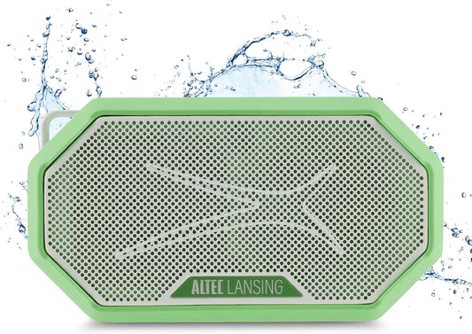 Altec Lansing Portable Bluetooth Speaker HYDRAMINI 2.0, IP67 Waterproof, Portable Speaker, 12h Playtime, Wireless Pairing, USB-C Quick Charge, Magnetic Bluetooth, Voice Assistant Integration