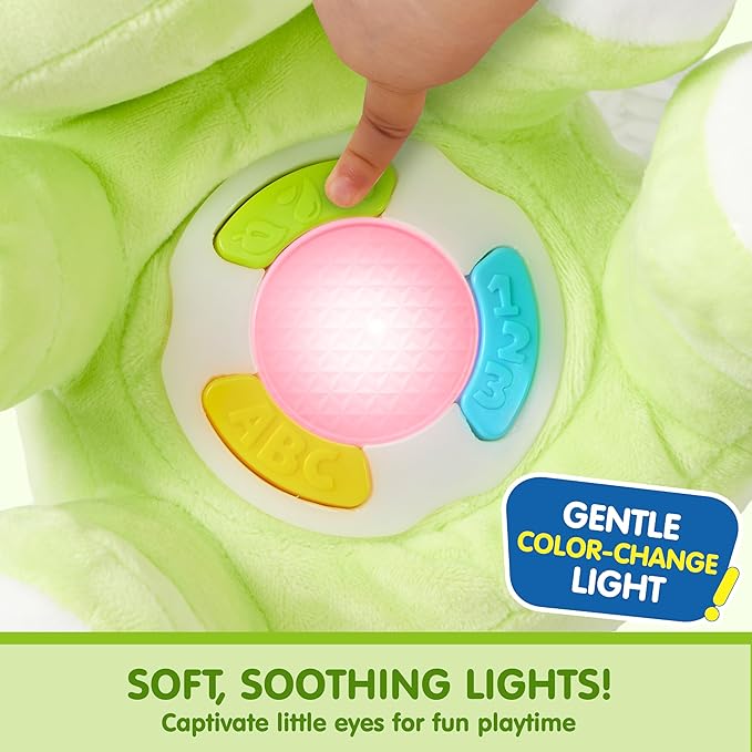 JOYIN Musical Dinosuar Plush Baby Toy, Stuffed Animal with Music & Light, Baby Musical Soft Plush Toys for Infant Babies, Christmas Birthday Gifts for Boys and Girls 6+ Months