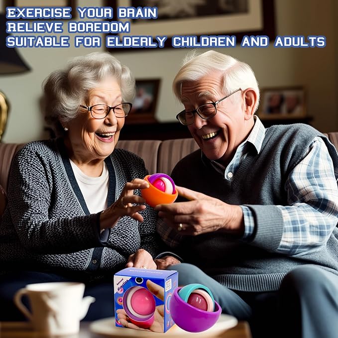 Fidget Toys Kids Pack,12 PCS Spinner Gyro Ball Infinite Flip Decompression Sensory Toy, ADHD Autism Stress Relief Finger Toys for Boys Girls Teens Eaeter Basket Stuffers Party Favors Gift Birthday