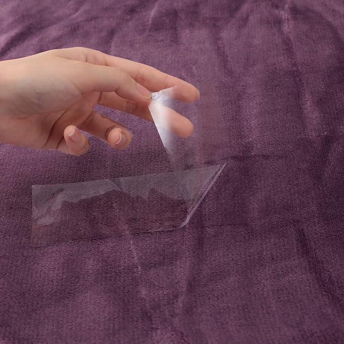 NANPIPER Baby Sherpa Blanket,Warm Toddler Throw Blanket,Soft Newborn Fleece Blanket for Winter (Cassis Purple,30x40 inches)