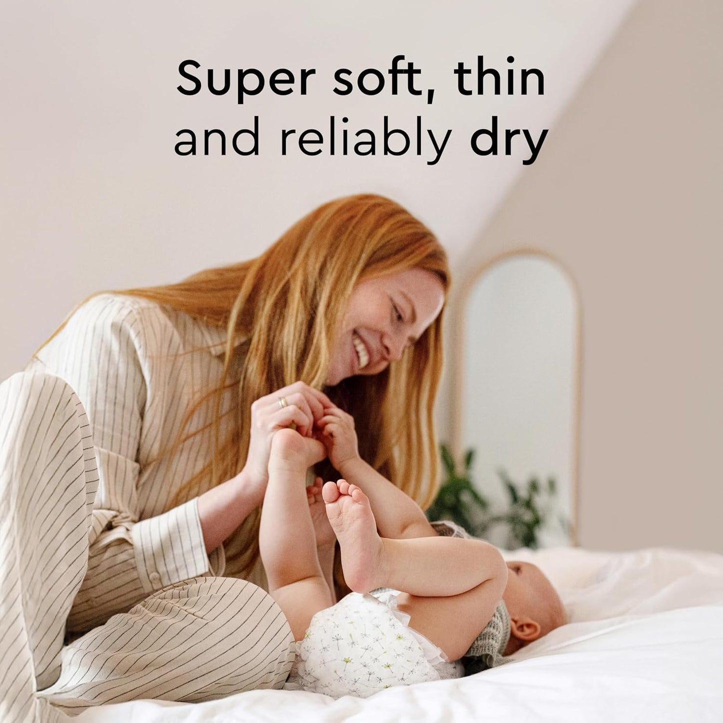 Baby Diapers - Size 5 (24-35 lbs), Monthly Supply (132 Count), Leak Protection, Skin-Friendly, Ultrasoft, Perfume- & Chlorine-Free, Hypoallergenic, Dermatologist Tested, Oeko-TEX®