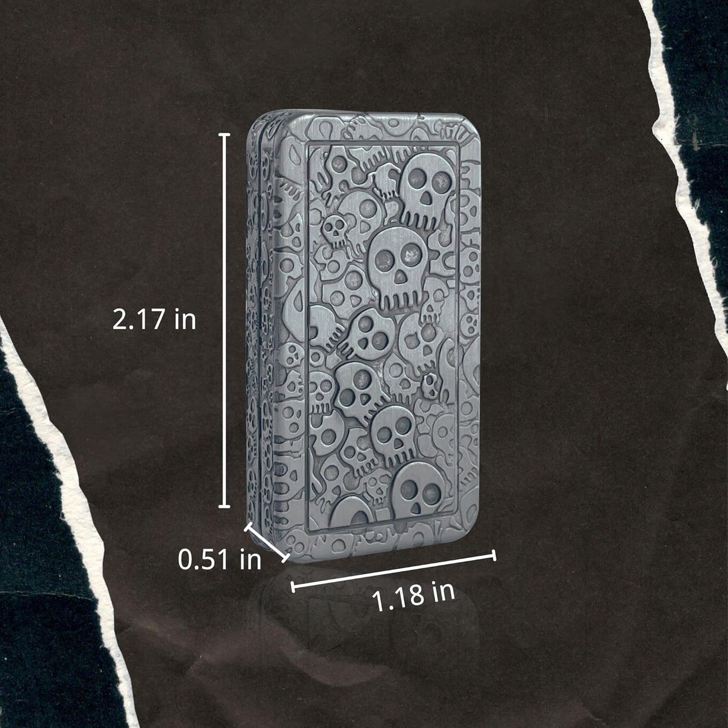 Fidget Slider Metal Fidget Toys for Adults Haptic Slider EDC Haptic Fidget Haptic Coin Stress Relief Birthday Gift for Men…