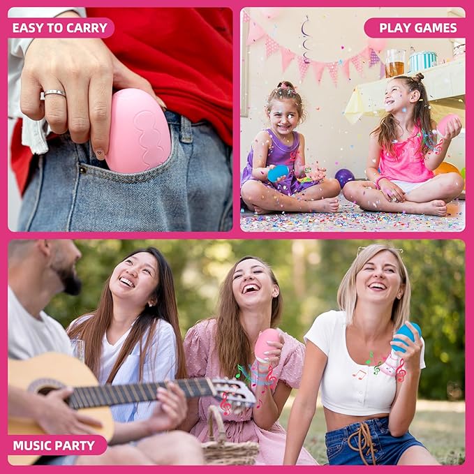 Thumb Piano,Electronic Handy Piano for Music Beginner,5-Keys 13 Kinds of Musical Instruments, Pocket Portable Educational Keyboard Finger Instruments,Easter Birthday Gift for Kids and Adults