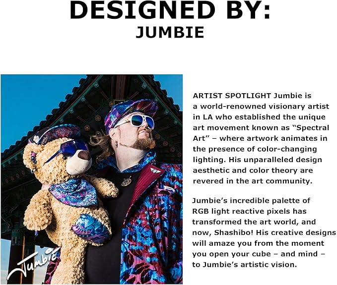 SHASHIBO Shape Shifting Box - Award-Winning Fidget Toy w/ 36 Rare Earth Magnets - Fidget Cube Transforms Into Over 70 Shapes, Sensory Toy Gift for Kids, Teens, and Adults (The Chameleon)