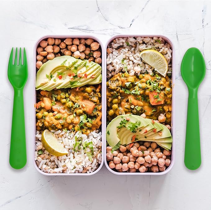 12 Pcs Kids Spoons and Forks Toddler Utensils Plastics Reusable Silverware Baby Cutlery Set Feeding Dinnerware Utensils BPA Free Microwave Dishwasher and Freezer Safe- Green