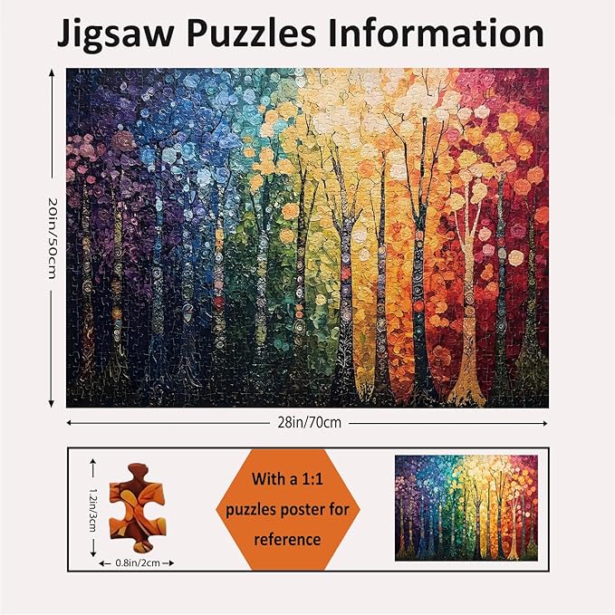 Jigsaw Puzzles for Adults 1000 Pieces Impossible Hard Difficult Challenging Puzzles for Adults 1000pc Puzzles Fantasy Forest Jigsaw Puzzle 1000 Pieces 28 x 20 inch